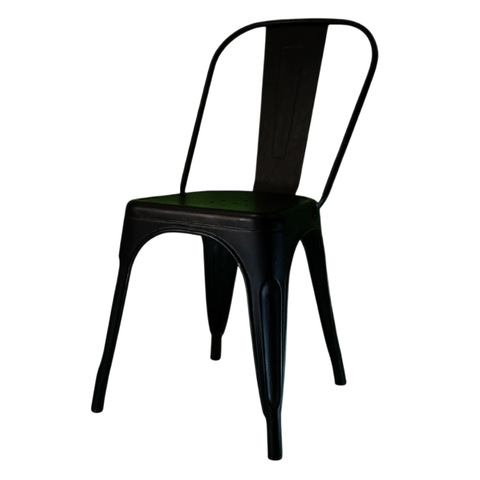 Silla De Comedor Tolix x6 Unidades Negra - comprar online