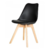 Silla de Comedor Tulip X2 Unidades Negra - comprar online