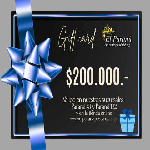 TARJETA DE REGALO - GIFT CARD - IDEAL PARA REGALAR $ 200.000.- - comprar online