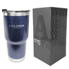 VASO TERMICO APOLO 414 ML Color Blanco/Negro/Plata