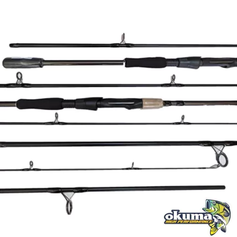 CAÑA OKUMA ALTERA SPINNING 6.6 PIES 2 TRAMOS