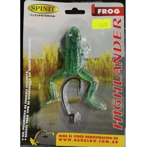SEÑUELO SPINIT HIGHLANDER FROG CON ANZUELO
