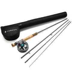 COMBO LAMSON LIQUID MAX SERIE CAÑA REEL SALTWATER REEL Linea 8 y 10 No incluye linea - comprar online