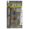 TIJERA POCKET ROCKET GOLD LOOP ARROW & SERRATED 4´´- 10 CM