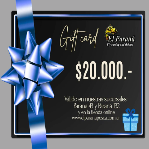 TARJETA DE REGALO - GIFT CARD - IDEAL PARA REGALAR $ 20.000.- - comprar online