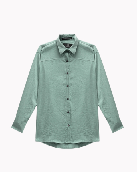 CAMISA FAX [ AQUA ] LUXO