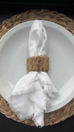 PACK DE SERVILLETAS OFF WHITE x4 - comprar online