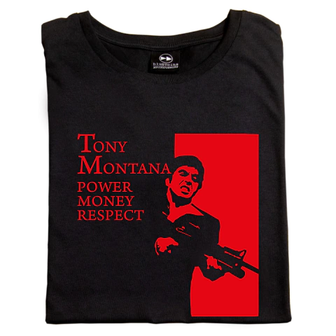 Remera Scarface Money Power Respect