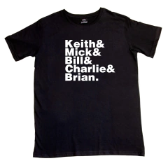 Remera The Rolling Stones Integrantes - comprar online