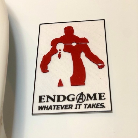 Avengers Iron Man - Imán 3D