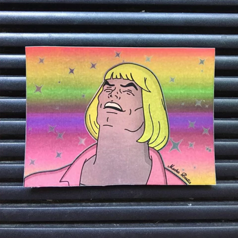 He-Man Meme - Calco Holográfica - comprar online