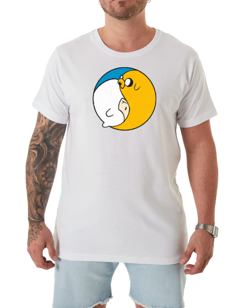 Adventure Time Ying Yang - Remera - comprar online
