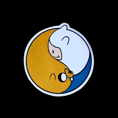 ADVENTURE TIME YING YANG - Calco