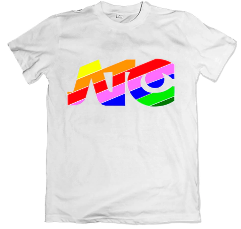 Remera retro argentino canal argentina televisora color atc blanca