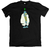 Remera dibujos animados futurama full bender negra