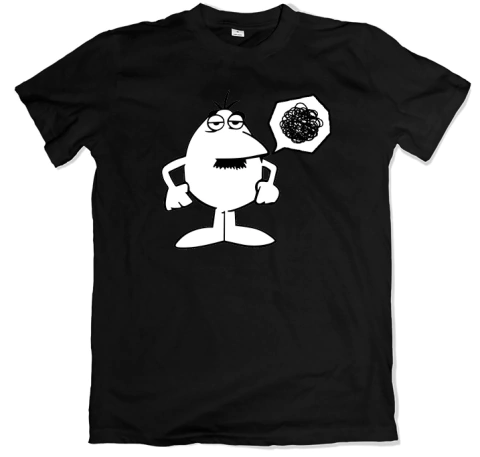 Remera dibujos animados clásicos la pantera roja the pink panther big nose little person negra