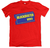 Remera retro blockbuster roja