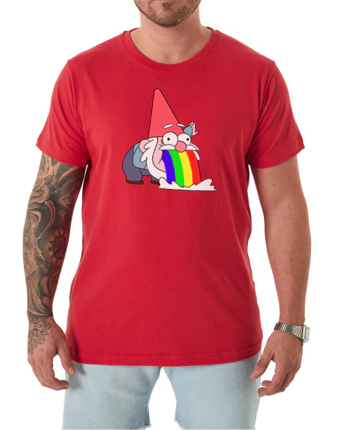 Gnomo Vomitando - Remera - comprar online