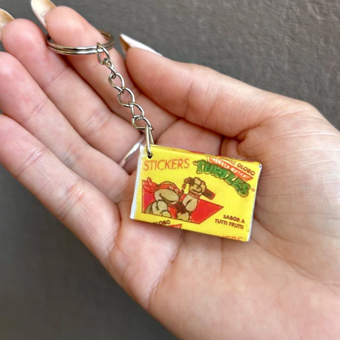 Chicle Tortugas Ninjas (Miguel Ángel) - Llavero