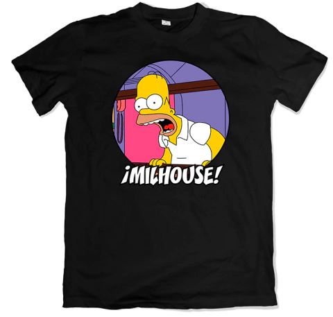 Homero ¡Milhouse! - Remera
