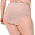 Calcinha Tanga Modeladora Plus Size Sem Costura Bege/Nude na internet