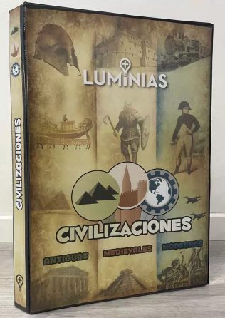 Colección Completa en Carpeta de Civilizaciones - Edición Especial con banderas - Luminias