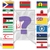 Países del Mundo - Ficha Especial a Elección - Banderas de Países no oficiales - Luminias NUEVAS en internet