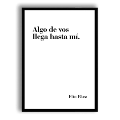 CUADRO ALGO DE VOS LLEGA HASTA MI