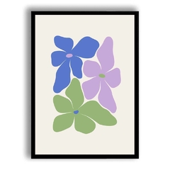 CUADRO BOLD FLOWERS III COLD