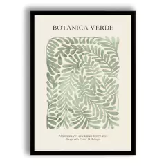 CUADRO BOTÁNICA VERDE