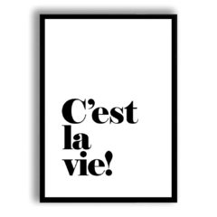 CUADRO C´EST LA VIE!