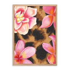 CUADRO CHEETAH FLOWER - comprar online