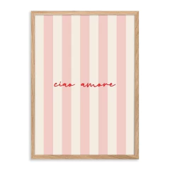 CUADRO CIAO AMORE PINK - comprar online