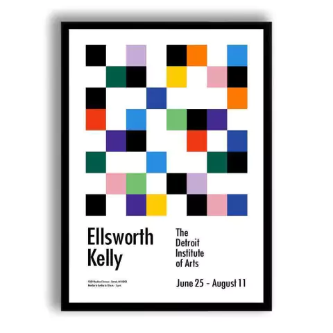 CUADRO COLORS ON A GRID