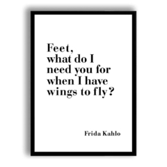 CUADRO FEET FRIDA KAHLO