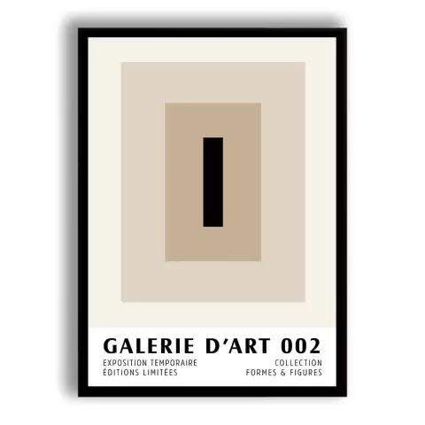 CUADRO GALIERIE D´ART 2 BEIGE