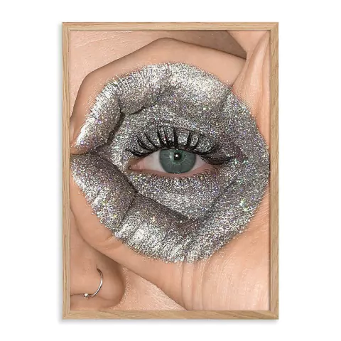 CUADRO GLITTER EYE