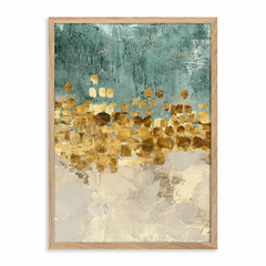 CUADRO GOLDEN BRUSHSTROKES II