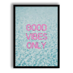 CUADRO GOOD VIBES ONLY - comprar online