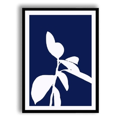 CUADRO INDIGO LEAVES