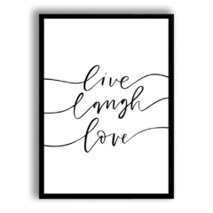 CUADRO LIVE LAUGH LOVE