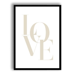 CUADRO LOVE BEIGE