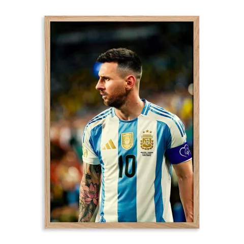 CUADRO MESSI COPA AMERICA 2024 VERTICAL