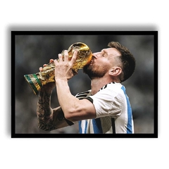 CUADRO MESSI CAMPEÓN DEL MUNDO