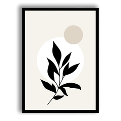 CUADRO MIDNIGHT LEAVES