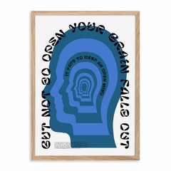 CUADRO OPEN MIND BLUE