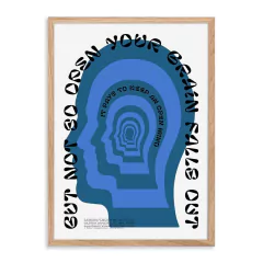 CUADRO OPEN MIND BLUE