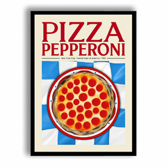 CUADRO PIZZA PEPPERONI