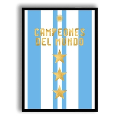 CUADRO REMERA CAMPEONES DEL MUNDO