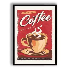 CUADRO RETRO POSTER COFFEE